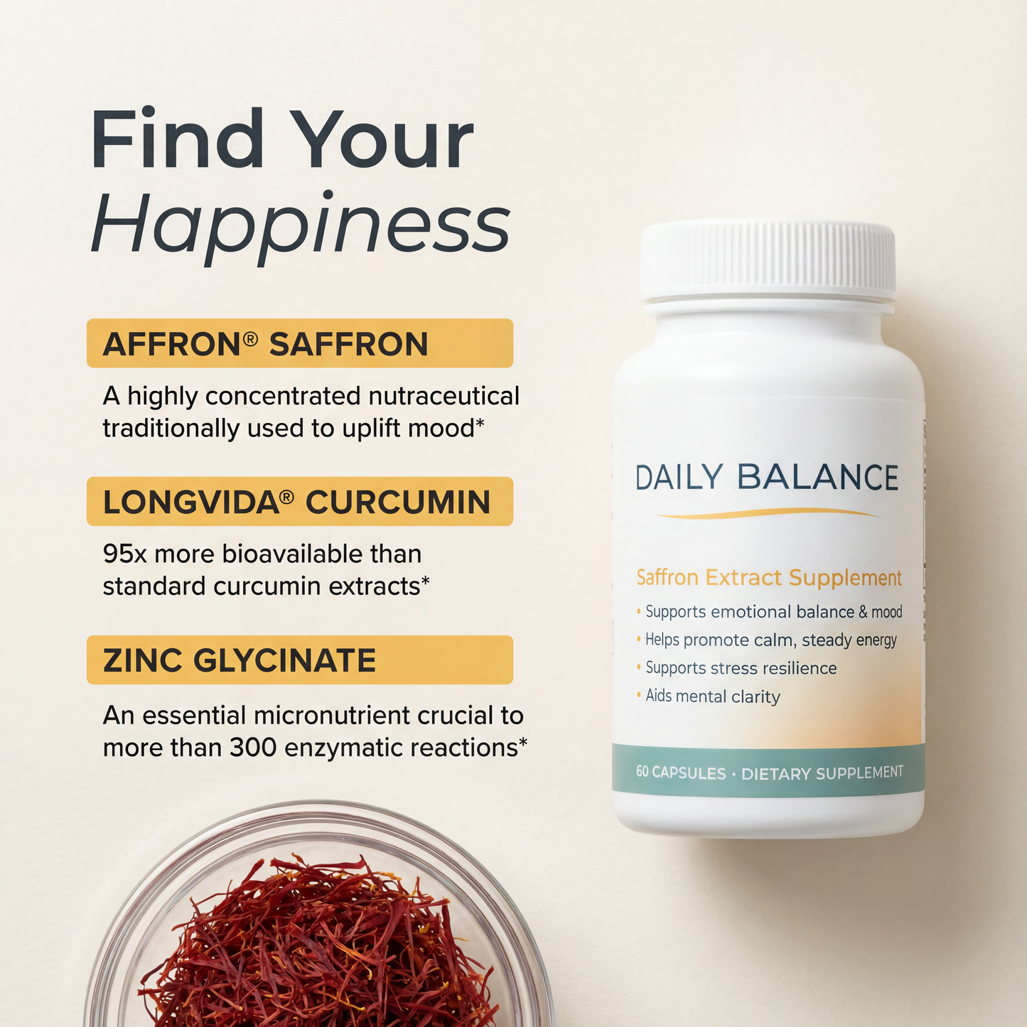 Daily Balance Saffron Capsules